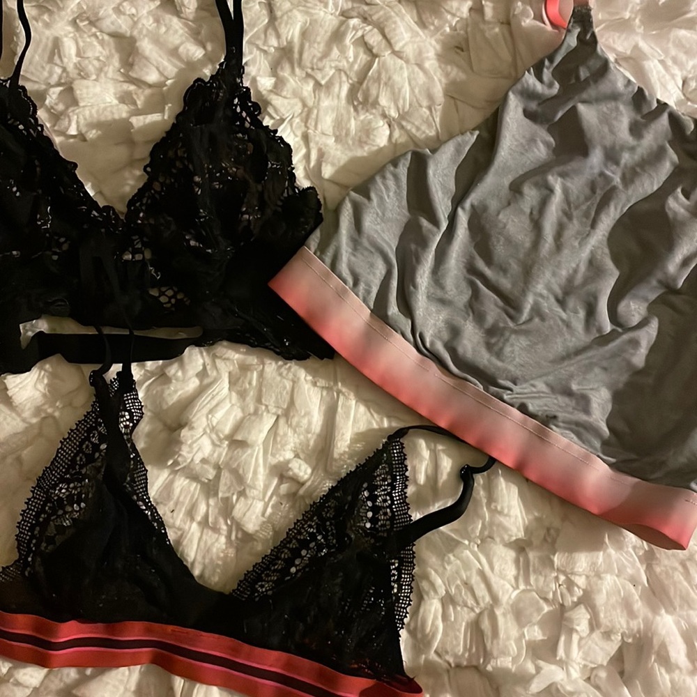 lot of vs bralettes
